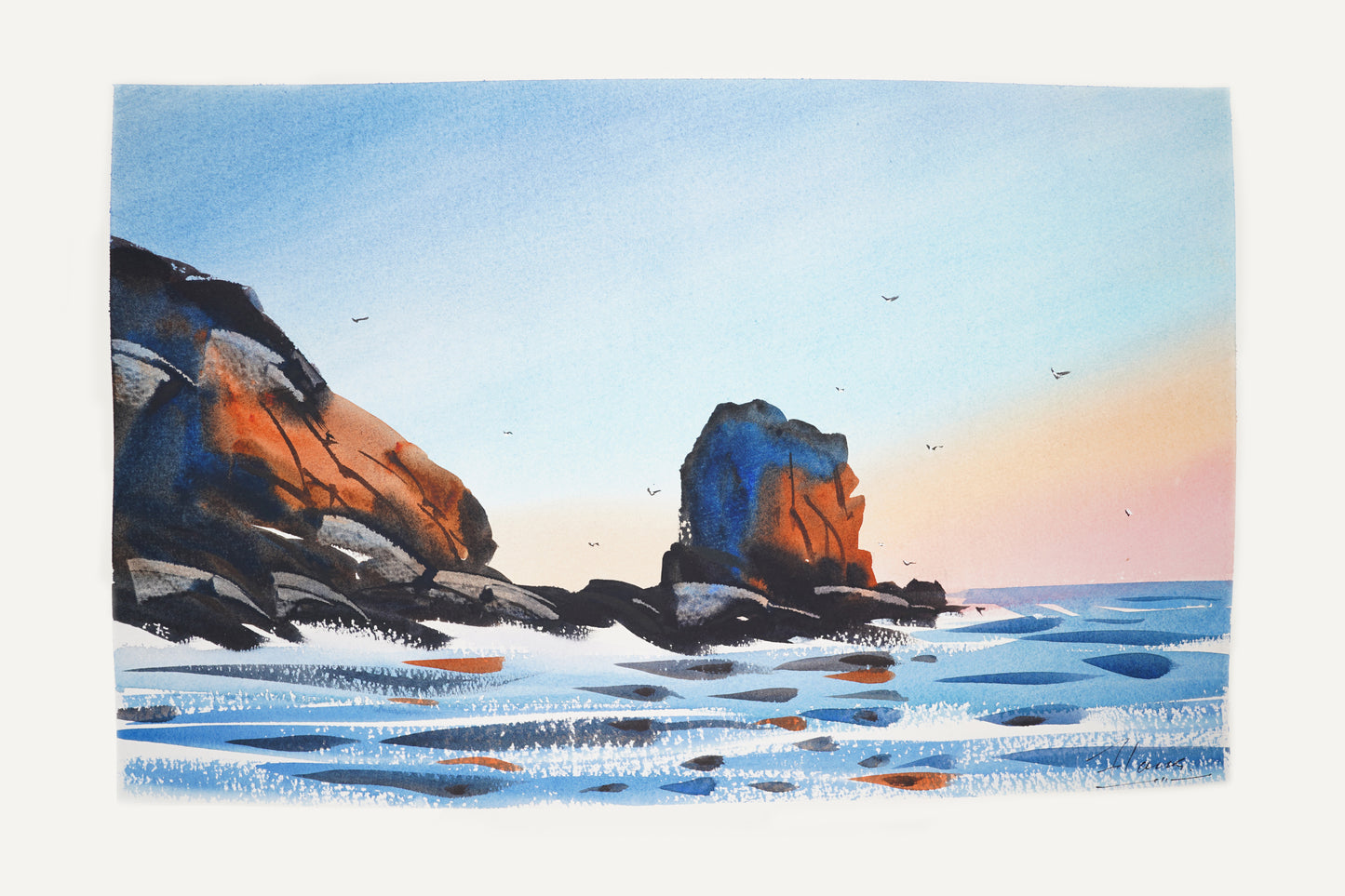 Cannibal Bay at 8.30am