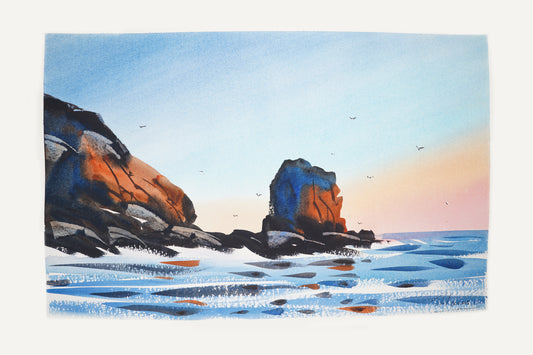 Cannibal Bay at 8.30am